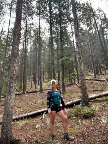 Dr Tiffany hiking